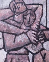 Untitled Couple I by Heesoo Kim contemporary artwork painting