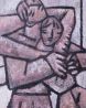 Untitled Couple I by Heesoo Kim contemporary artwork Painting