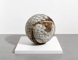 He knows all sees all cuffed eye by Ana Lupas contemporary artwork sculpture