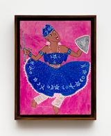 Sem titulo ogum by Maria Auxiliadora contemporary artwork painting works on paper
