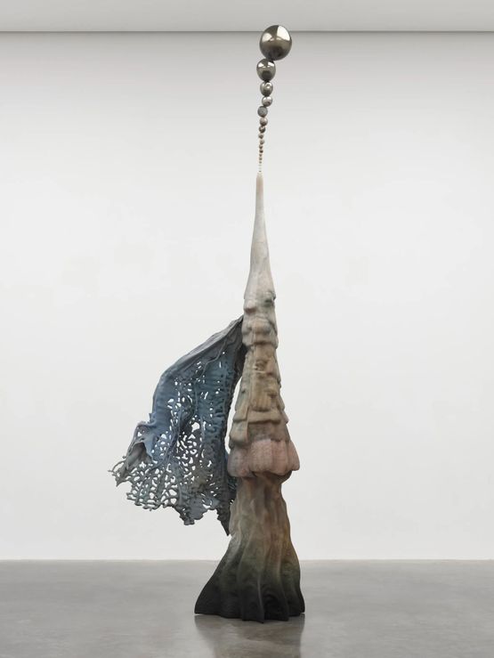 Stillenary The Guardian of the Emergence the paradox of creating movement through perfect stillness. Monuments built by barely moving water emphasising the power of the seemingly powerless how th... by Marguerite Humeau contemporary artwork Sculpture