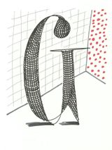 G from Hockneys Alphabet by David Hockney contemporary artwork print