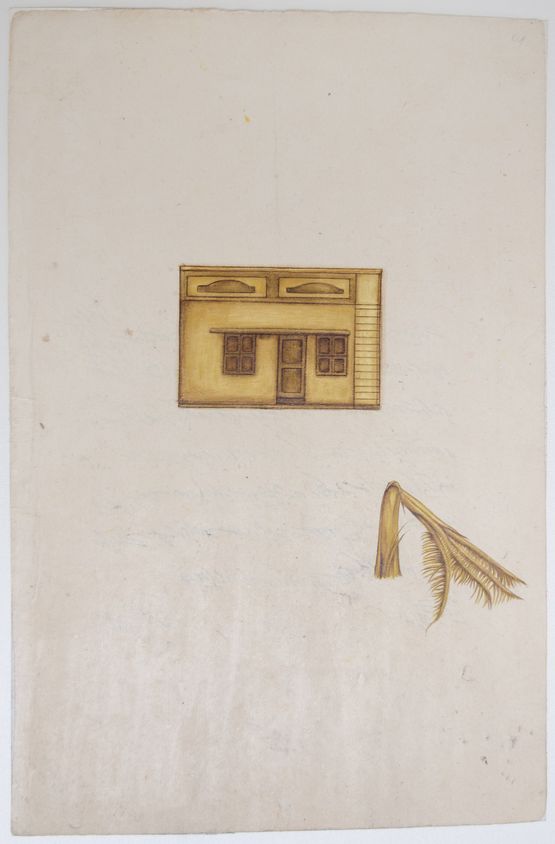 Golden Square House study II by Desmond Lazaro contemporary artwork Painting
