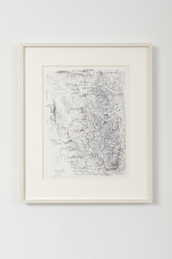 Untitled Alban Berg Violinkonzert I by Stefan Bertalan contemporary artwork Works on Paper