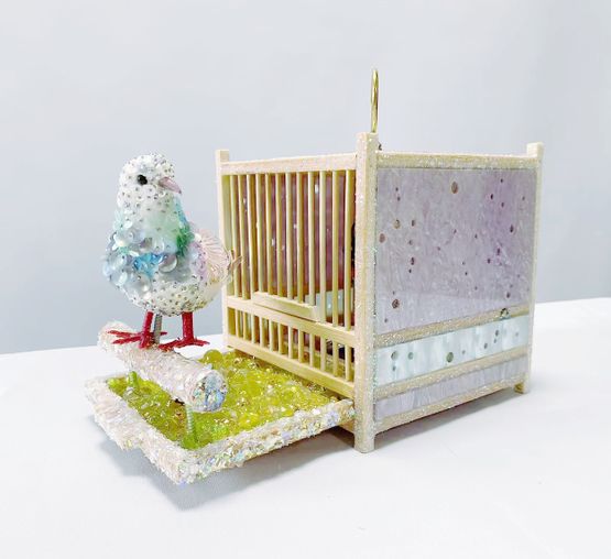 Free like an Urban Dove by Angela Yuen contemporary artwork Sculpture