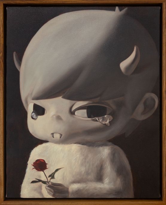 Just a Flower by Erthh thanathorn Phattaratada contemporary artwork Painting