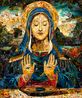 Repro Saints Saint Lucy by Vik Muniz contemporary artwork Print