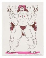 Double Trouble and Monograph by Ana Benaroya contemporary artwork print