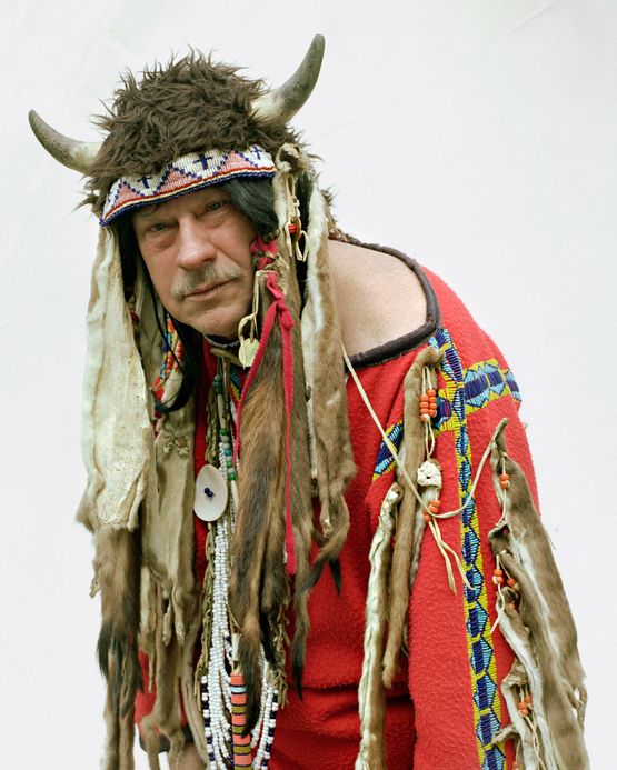German Indians Knifethrower by Andrea Robbins and Max Becher contemporary artwork Photography