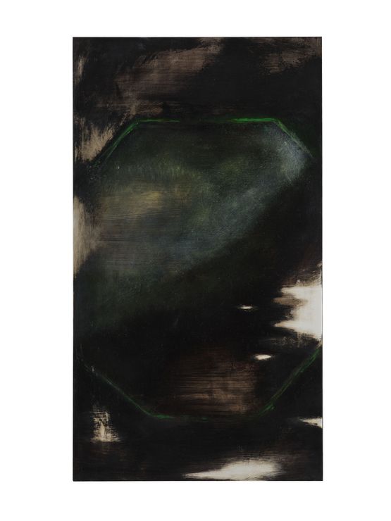 Soft landscape painting by Clementine Bruno contemporary artwork Painting