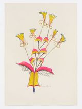 Untitled by Anna Zemankova contemporary artwork drawing textile