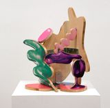 Ghost in the Liquid Room Nail Polish and Body Cream 14 by Teppei Kaneuji contemporary artwork mixed media
