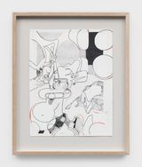 Untitled Puzzle Drawing Frogs 3 by Michael Williams contemporary artwork works on paper