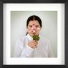 Artist Portrait with a Rose from the series Places of Power small by Marina Abramovic contemporary artwork Print
