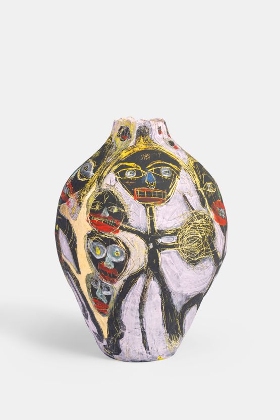 Sgraffito Vessel IV by Ramesh Mario Nithiyendran contemporary artwork Sculpture