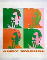 Andy Warhol Self Portrait by Andy Warhol contemporary artwork print