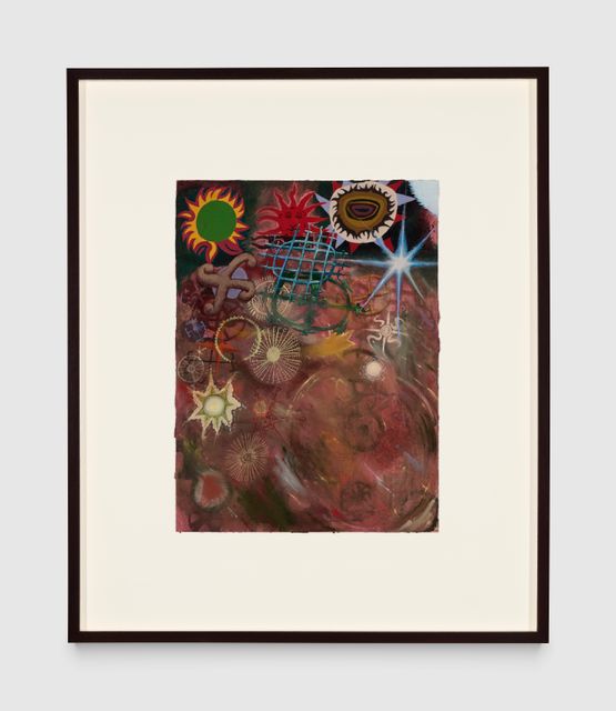 Emblems of the sun by Bendt Eyckermans contemporary artwork Works on Paper