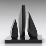 Three Forms Winter Rocks by Barbara Hepworth contemporary artwork sculpture