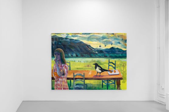 The Apricots by Carlo DAnselmi contemporary artwork Painting