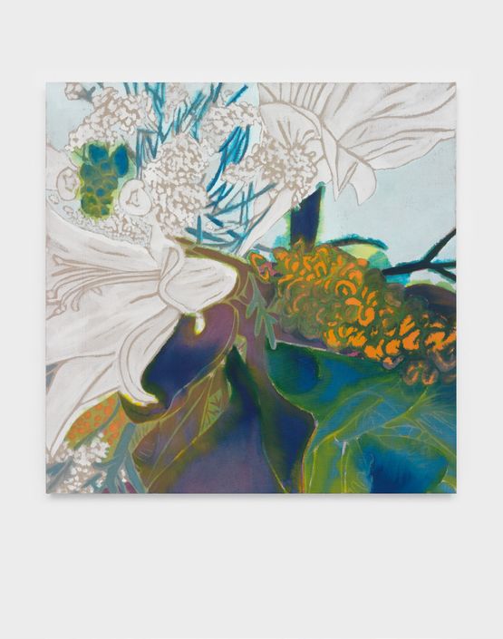 Winter Flowers XXXII by Francesco Clemente contemporary artwork Painting