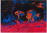 Dancing with centaurs by Rebekka Steiger contemporary artwork painting