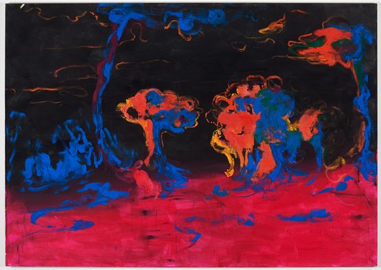 Dancing with centaurs by Rebekka Steiger contemporary artwork Painting