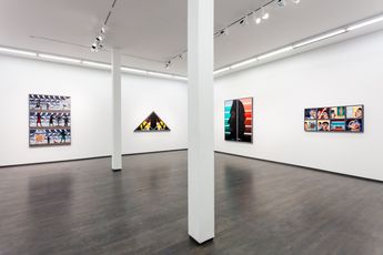 Contemporary art exhibition Roger Brown Hyperframe at Kavi Gupta Washington Blvd Chicago United States