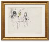 Untitled by Karen Kilimnik contemporary artwork drawing painting works on paper