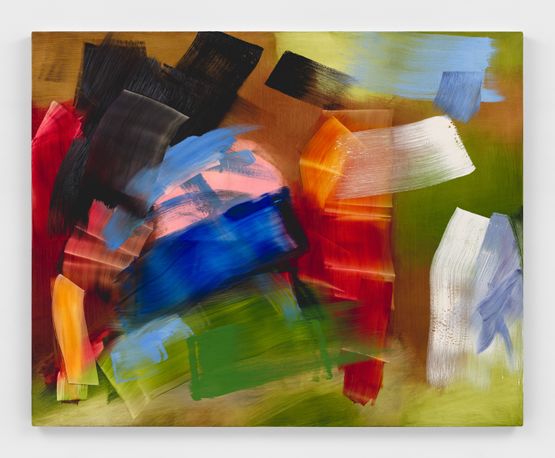 Fire Fangled Feathers IV by Elise Ansel contemporary artwork Painting