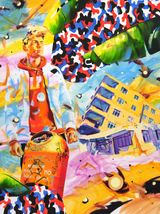 Guerilla Gardening by Norbert Bisky contemporary artwork painting