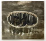 City by Matthias Franz contemporary artwork painting works on paper