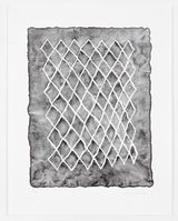 Untitled fence black II by Mona Hatoum contemporary artwork print