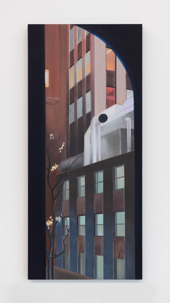 Studio Gray Day FiDi NYC by Alannah Farrell contemporary artwork Painting