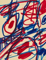 Vignette XXIII K75 25 octobre 1983 by Jean Dubuffet contemporary artwork works on paper