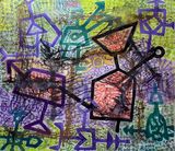 Stream No. 5 by Le Trieu Dien contemporary artwork painting works on paper