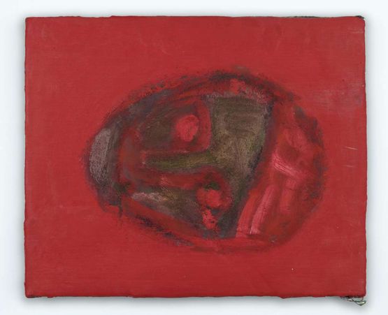 Monad head Stellar remnants by Simon Burton contemporary artwork Painting
