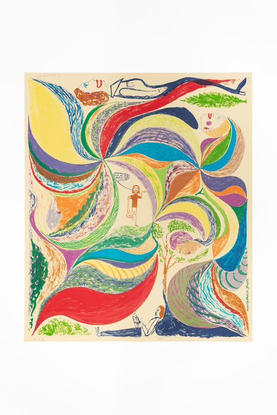 8 I am of the infinity by Chris Johanson contemporary artwork Print