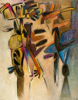 Gesticulante by Oswaldo Vigas contemporary artwork painting works on paper