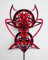 Pounding by Jomonjomon contemporary artwork sculpture textile