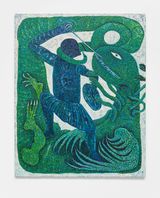 Saint Michael by Mark Connolly contemporary artwork painting works on paper