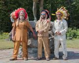 Improved Order of Red Men Three Tribemembers by Andrea Robbins and Max Becher contemporary artwork photography