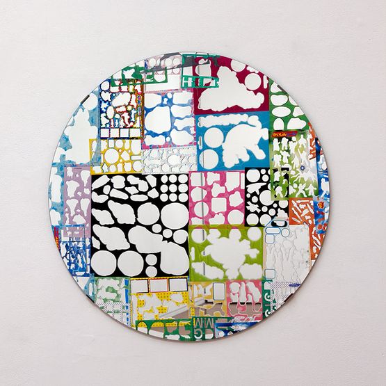 Ghost Buildings Mirror 1 by Teppei Kaneuji contemporary artwork Painting