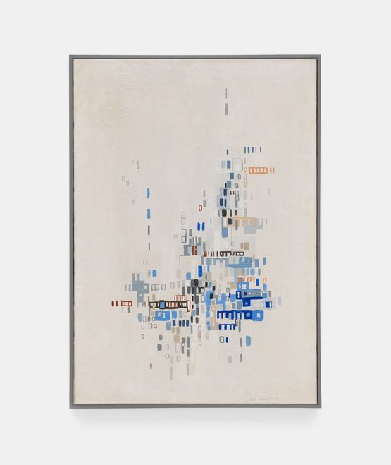 Sem titulo da serie Cidades Untitled from the Cities series by Ione Saldanha contemporary artwork Painting