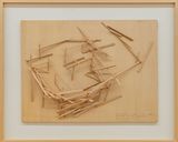 Destroyed church Kassel by Tadashi Kawamata contemporary artwork sculpture