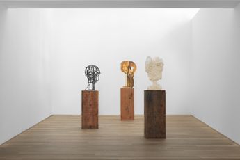 Contemporary art exhibition Thomas Houseago Constructions at Xavier Hufkens Rivoli Belgium