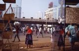 Pedestrians Kemps Corner Bombay by Raghubir Singh contemporary artwork photography