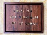 Loyal to the nightmare of my choice by Larry Munoz contemporary artwork mixed media sculpture works on paper