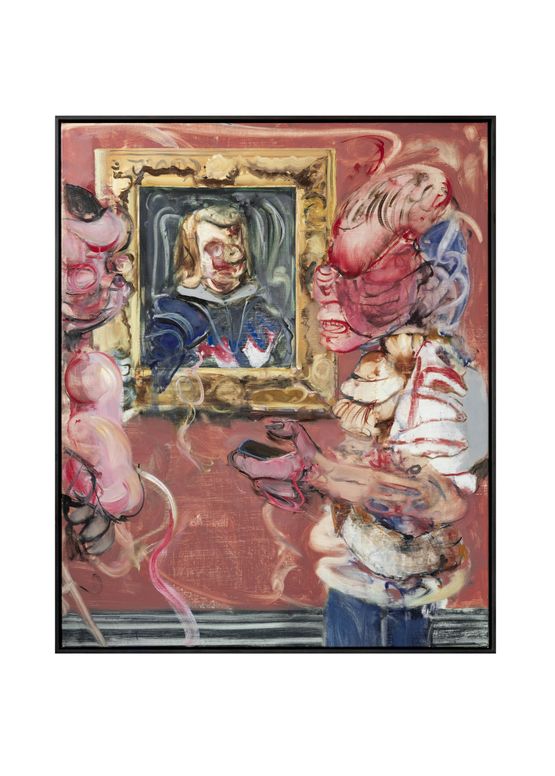 Museum Scene by Adrian Ghenie contemporary artwork Painting
