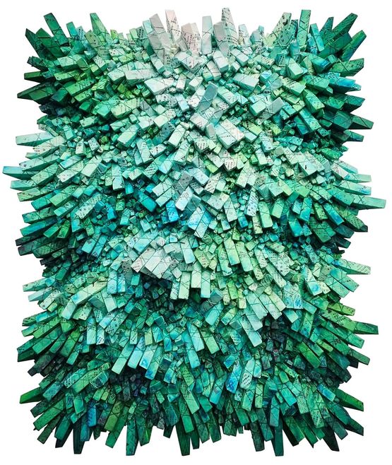Aggregation 24 - FE019 by Chun Kwang Young contemporary artwork Painting