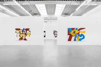 Contemporary art exhibition Gerasimos Floratos Maps at Almine Rech Brussels Belgium